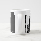 Batman Comic Book Illustration Extra Grote Beker (Achterkant)