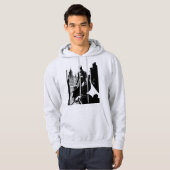 Batman Comic Book Illustration Hoodie (Voorkant volledig)