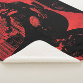 Batman Comic Book Illustration Sherpa Deken (3/4)