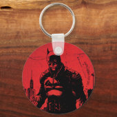Batman Comic Book Illustration Sleutelhanger (Voorkant)