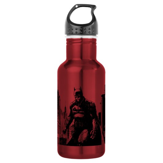 Batman Comic Book Illustration Waterfles (Voorkant)