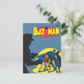 Batman Comic - met Robin Briefkaart (Staand voorkant)