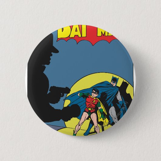 Batman Comic - met Robin Ronde Button 5,7 Cm (Voorkant)