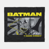 Batman Comic Tri-Panel Graphic Fleece Deken (Voorkant (Horizontaal))