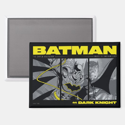 Batman Comic Tri-Panel Graphic Magneet (Voorkant / Achterkant)