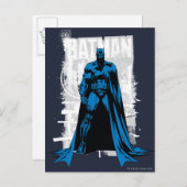 Batman Comic -  volledig Uitzicht Briefkaart (Voorkant / Achterkant)