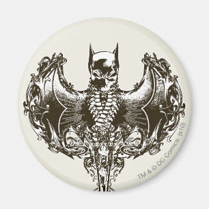 Batman Cowl en Skull Crest Magneet