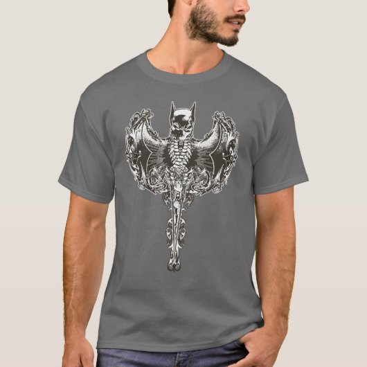 Batman Cowl en Skull Crest T-shirt (Voorkant)
