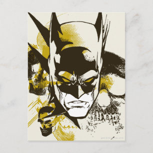 Batman Cowl en Skulls Briefkaart