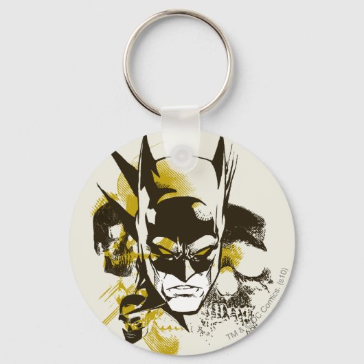 Batman Cowl en Skulls Sleutelhanger (Voorkant)