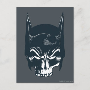 Batman Cowl/Skull-pictogram Briefkaart