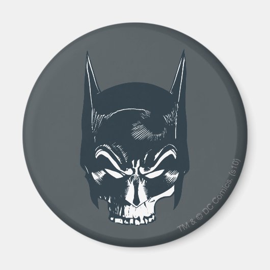 Batman Cowl/Skull-pictogram Magneet (Voorkant)
