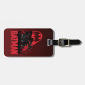 Batman Crimson Bat Signal Bagagelabel (Voorkant horizontaal)