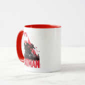 Batman Crimson Bat Signal Mok (Voorkant links)
