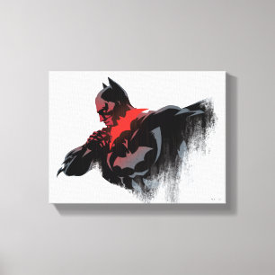 Batman Crimson Batarang Canvas Afdruk
