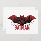 Batman Crimson Gotham Icon Briefkaart (Voorkant / Achterkant)