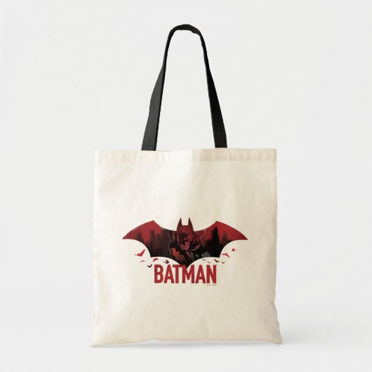 Batman Crimson Gotham Icon Tote Bag (Voorkant)
