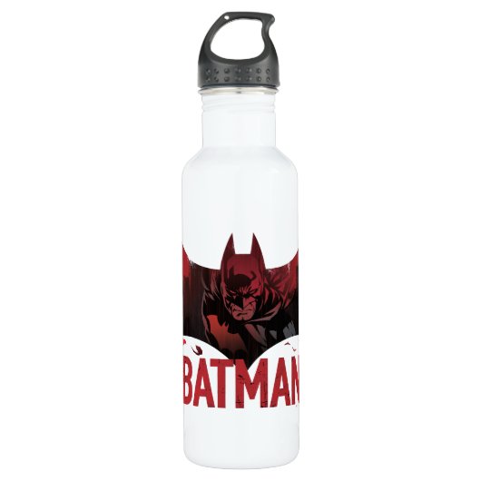 Batman Crimson Gotham Icon Waterfles (Voorkant)