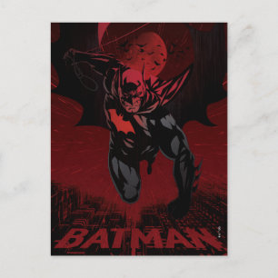 Batman Crimson Leap Briefkaart