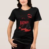 Batman Crimson Rain Tri-Blend Shirt (Voorkant)