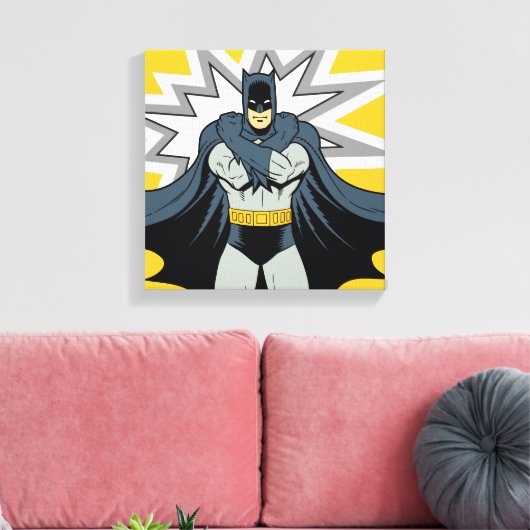 Batman Cross Arms Canvas Afdruk (Insitu (Woonkamer))