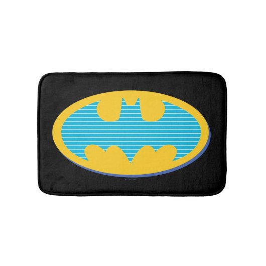 Batman | Cyaan Stripesymbool Badmat (Voorkant)