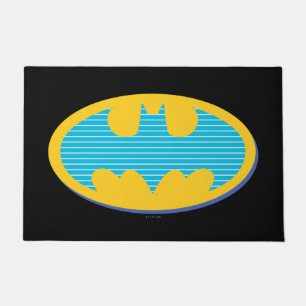 Batman   Cyaan Stripesymbool Deurmat