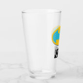 Batman | Cyaan Stripesymbool Glas (Rechts)