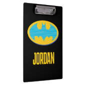 Batman | Cyaan Stripesymbool Klembord (Rechts)