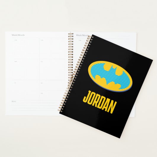 Batman | Cyaan Stripesymbool Planner (Display)