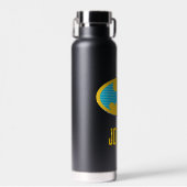 Batman | Cyaan Stripesymbool Waterfles (Voorkant)