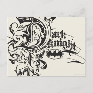 Batman Dark Knight    LOGO Briefkaart