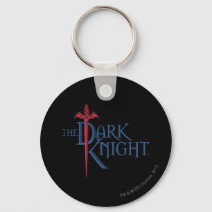 Batman Dark Knight   Naam Red Sword Logo Sleutelhanger