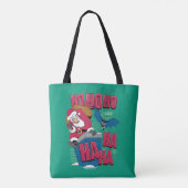 Batman | De joker Santa Claus klimt uit Chimney Tote Bag (Achterkant)