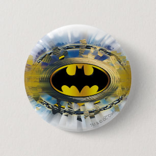 Batman Decorated Logo Ronde Button 5,7 Cm
