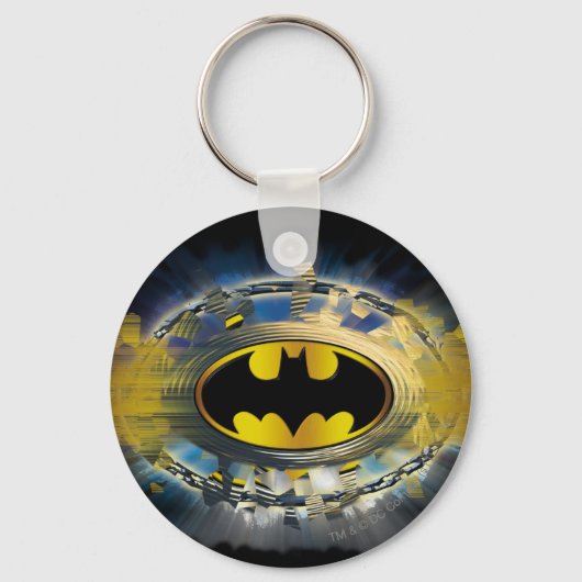 Batman Decorated Logo Sleutelhanger (Voorkant)