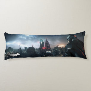 Batman die over de stad kijkt lichaamskussen