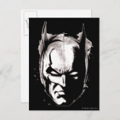 Batman Drawn Face Briefkaart (Voorkant / Achterkant)