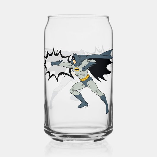 Batman Dynamic Punch Actie Blikvorm Glas (Achterkant)