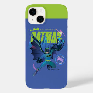 Batman "Eigen kracht" City Grafisch Case-Mate iPhone 14 Hoesje