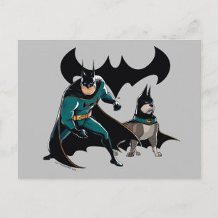 Batman en Ace Briefkaart