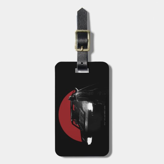 Batman en Batmobile Bagagelabel (Voorkant verticaal)