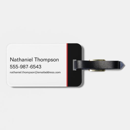 Batman en Batmobile Bagagelabel (Achterkant horizontaal)