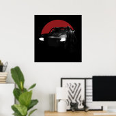 Batman en Batmobile Poster (Thuiskantoor)