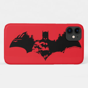 Batman en Gotham Silhouette Bat Logo iPhone 11 Hoesje