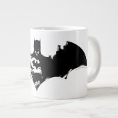Batman en Gotham Silhouette Bat Logo Extra Grote Beker (Voorkant rechts)