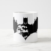 Batman en Gotham Silhouette Bat Logo Extra Grote Beker (Voorkant)