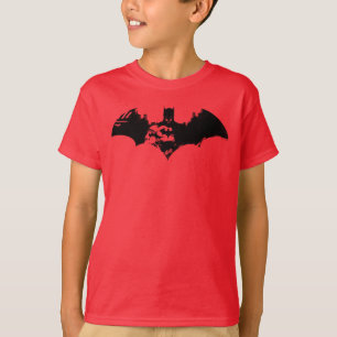 Batman en Gotham Silhouette Bat Logo T-shirt