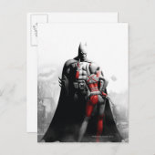 Batman en Harley Briefkaart (Voorkant / Achterkant)