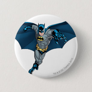Batman en Joker met Kaarten Ronde Button 5,7 Cm